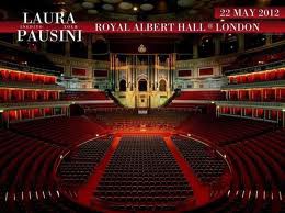 Cartaz alusivo ao show no Royal Albert Hall, Londres, Inglaterra, 22/05/2012